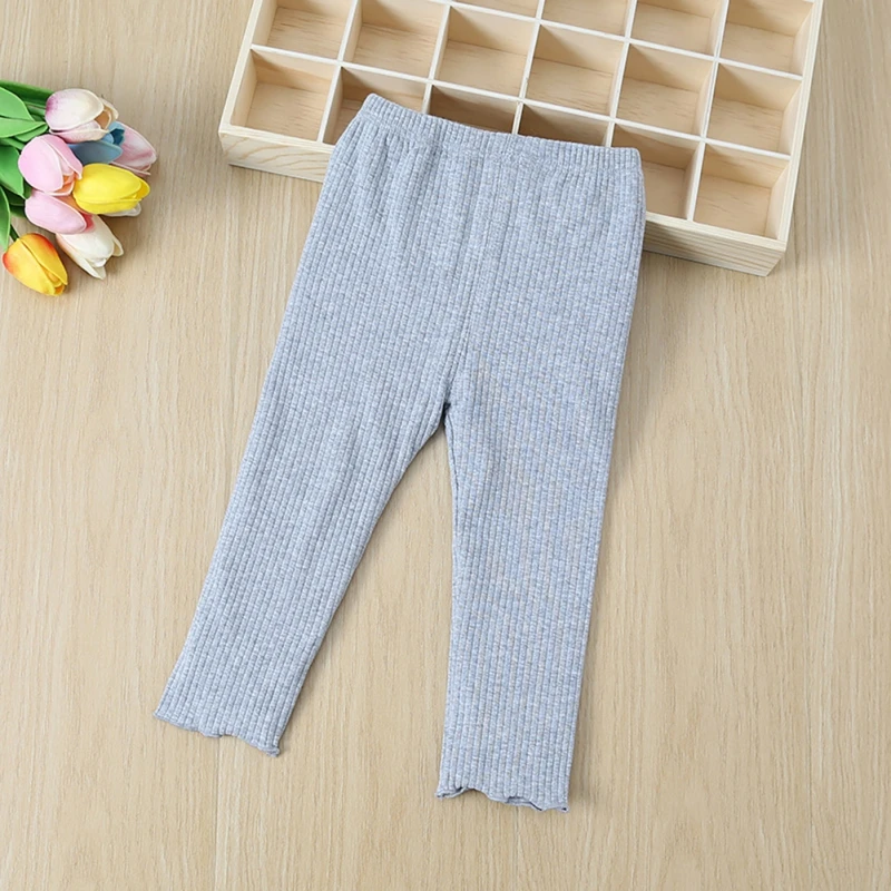 Girls Pants Sweet Solid Bow Decor Skinny Princess Leggings Toddler Kids Cotton Soft Underpants Fashion Casual Bottom Trousers