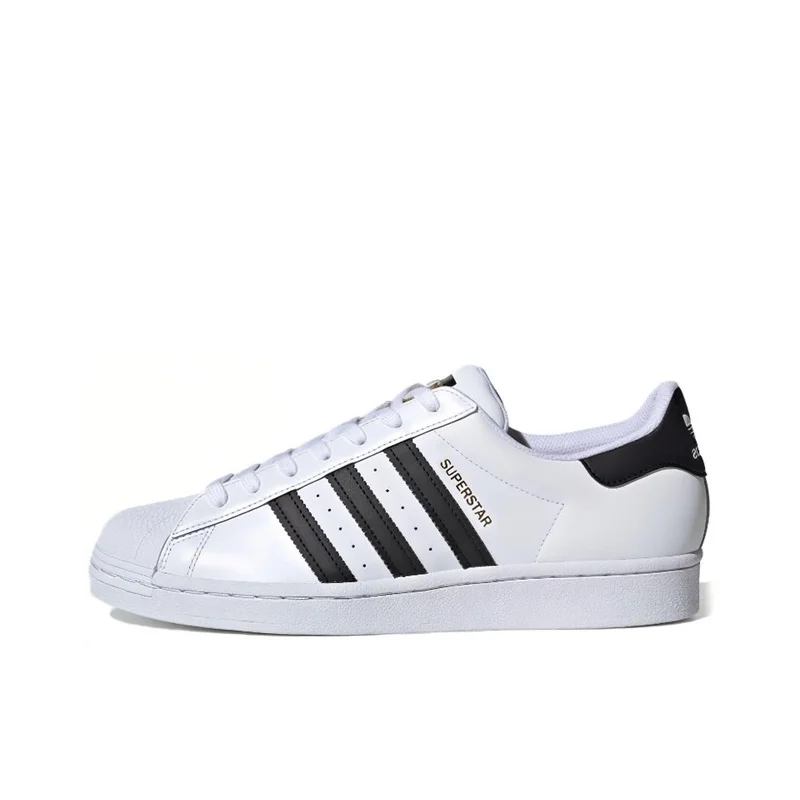 Adidas Originals SUPERSTAR Herren- und Damen-Skateboardschuhe, rutschfest, verschleißfest, Low-Top-Skateboardschuhe, Weiß, Rot