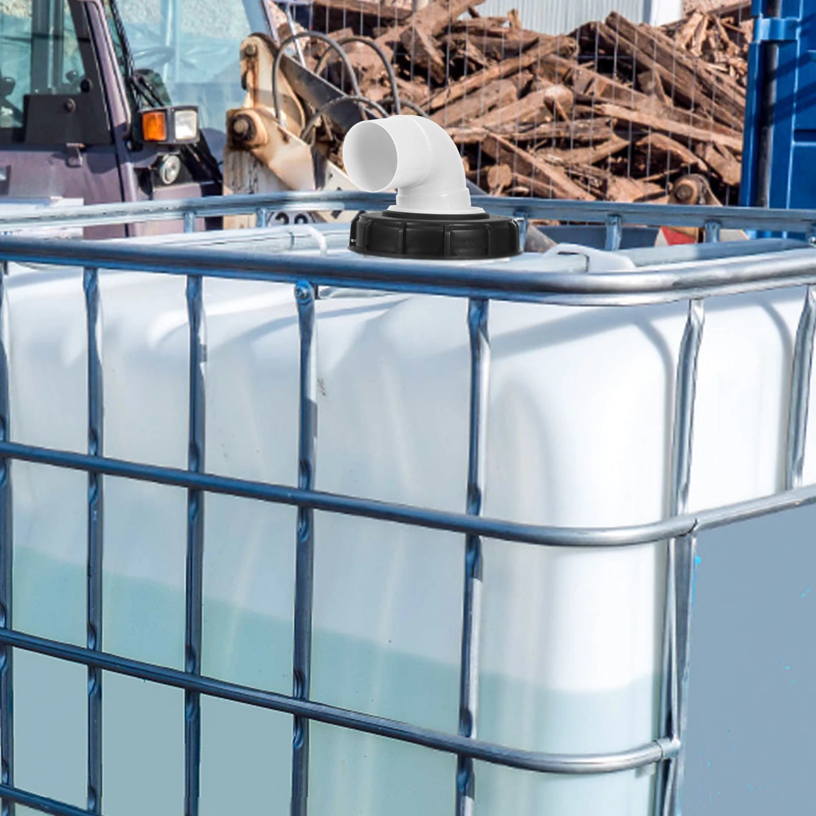 

163Mm Ibc Lid Filter Cap Nylon Strainer Waterproof Rainwater Harvesting Cover Screen Tank Filtration System For Ibc Container