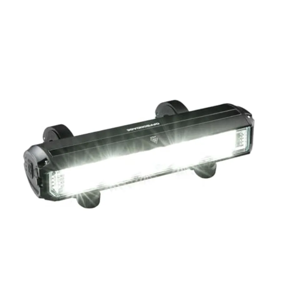 

Bike Light Bar for Ebike, Super Bright Front Light Rechargeable Battery, IPX5 Waterproof, 5 Modes Bicycle Headlight for Mountai