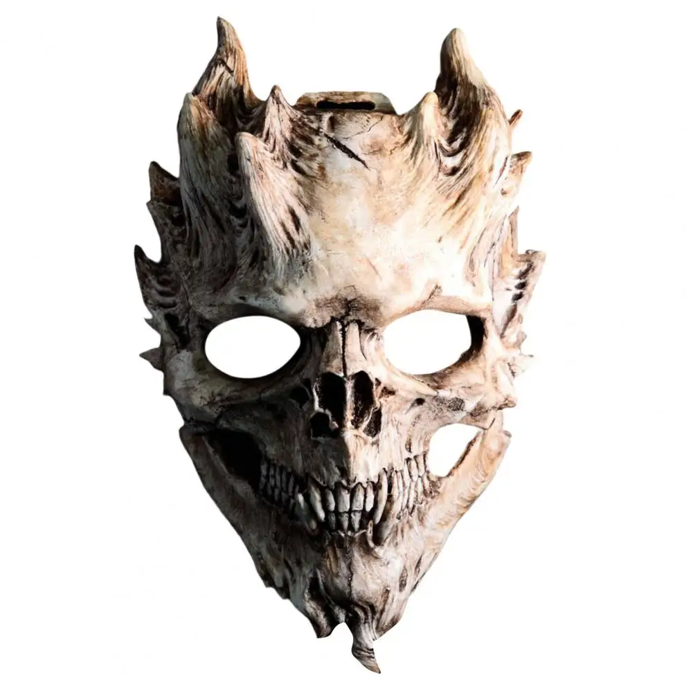 Emulsion  Excellent Party Face Cover Dragon Bone Skull Masque Lightweight Face Cover Horror   for Dance