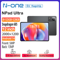 N-one NPad Ultra Tablet,Android 1411.97-inch 2000*1200 FHD Screen,Snapdragon 685 8 Core Max 2.8GHz,128GB ROM, 9200mAh Battery