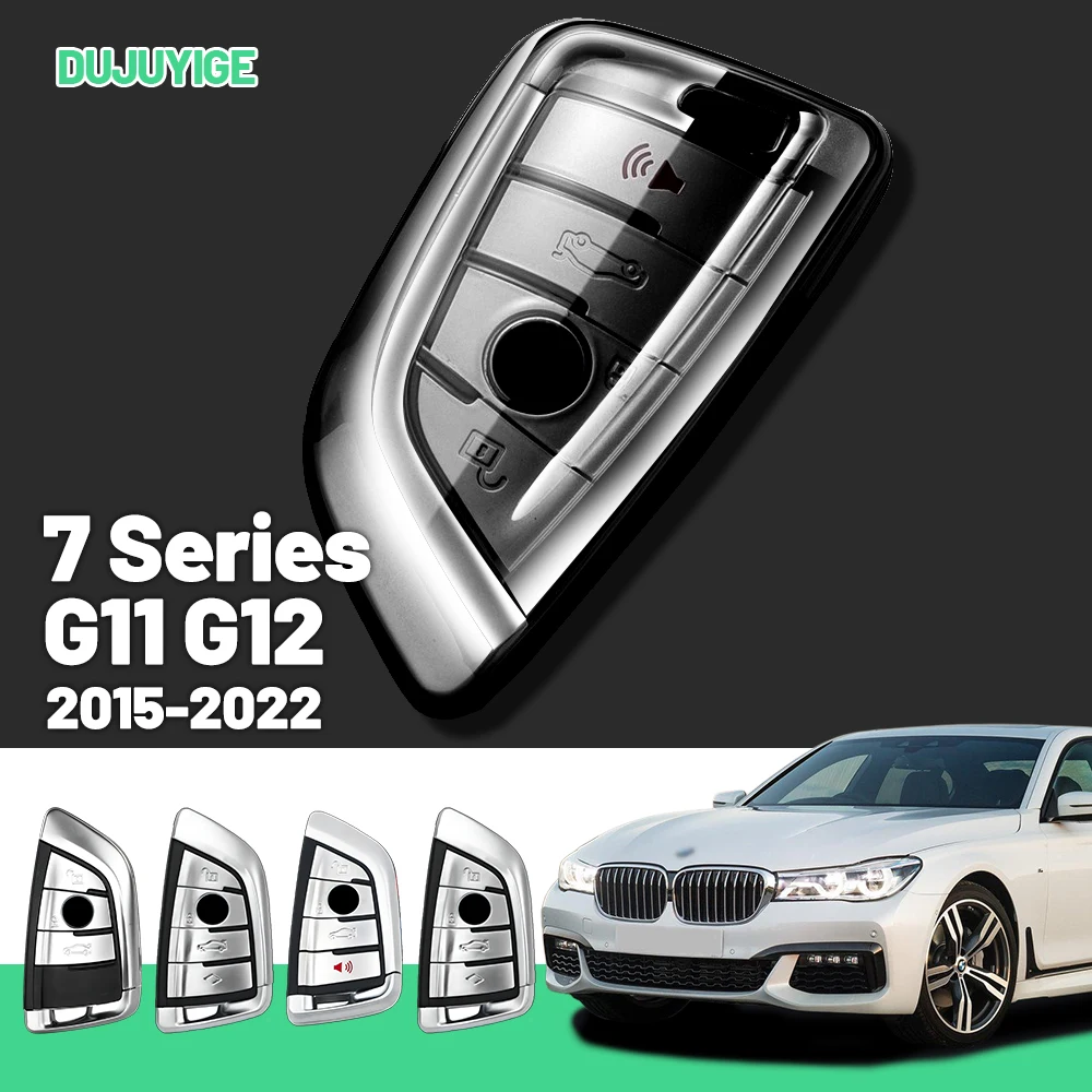 

Прозрачный чехол для автомобильного ключа из ТПУ для BMW 7 серии G11 G12 2015-2022, защитный чехол для ключа, автоаксессуары 2016 2017 2018 2019