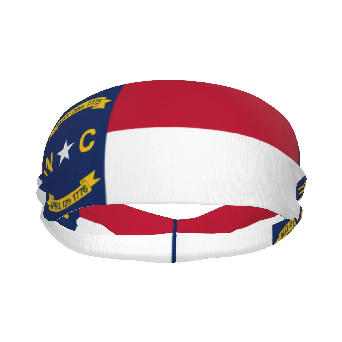 

Sports Headband Portable Hair Band Flag Of North Carolina Hair Wrap Brace Cycling Running Exercising Sweatband