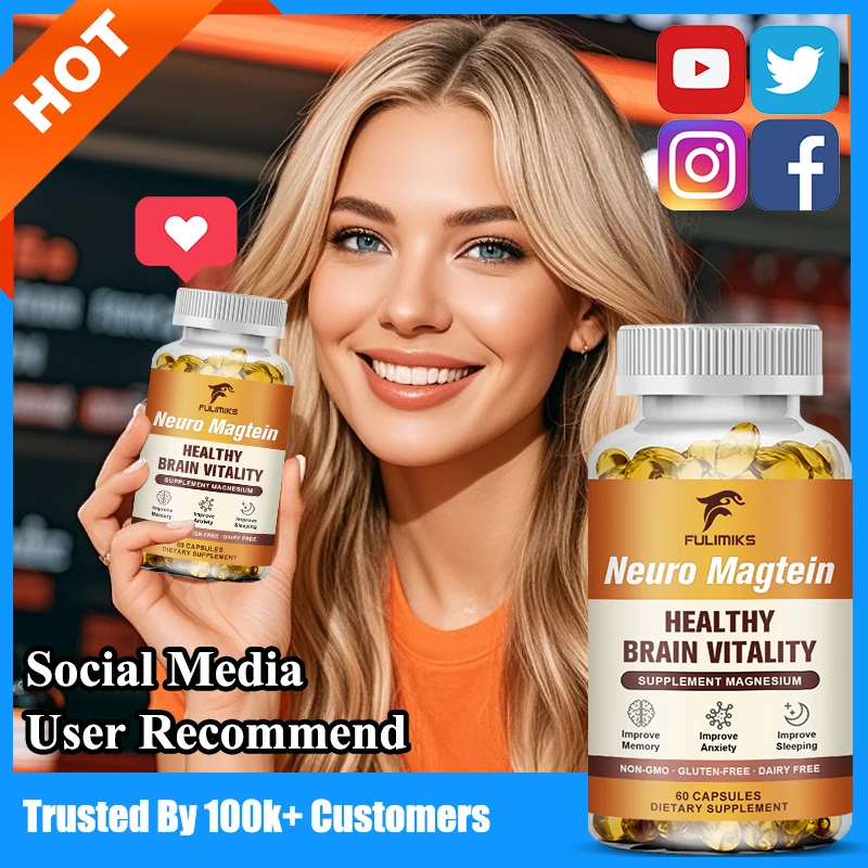 

Премиальная добавка Neuro Magtein для улучшения памяти и концентрации, ясности ума, долговременного здоровья и жизненной силы мозга, для мужчин и женщин