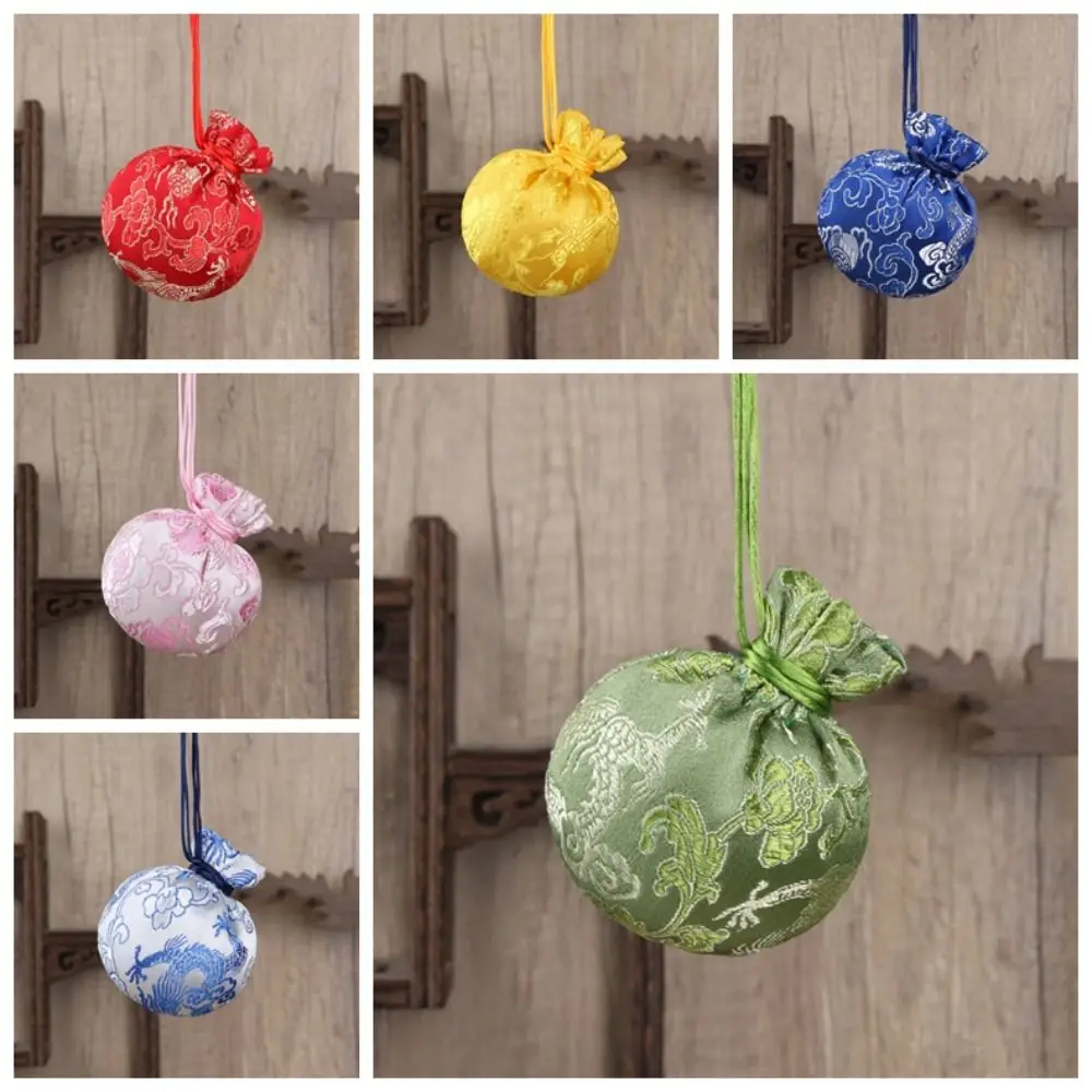 التنين قارب مهرجان حقيبة التنين نمط الكيس تغليف المجوهرات نمط العرقية مجوهرات حقيبة التخزين الحقيبة الصغيرة الديباج