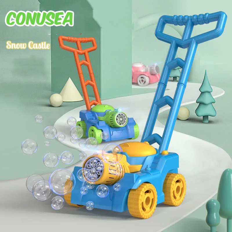 Kids Toys Tank Trolley Bubble Gun Machine Automatically Electric Soap Bubbles Car Outdoor Games Children Toys for Girls Gift