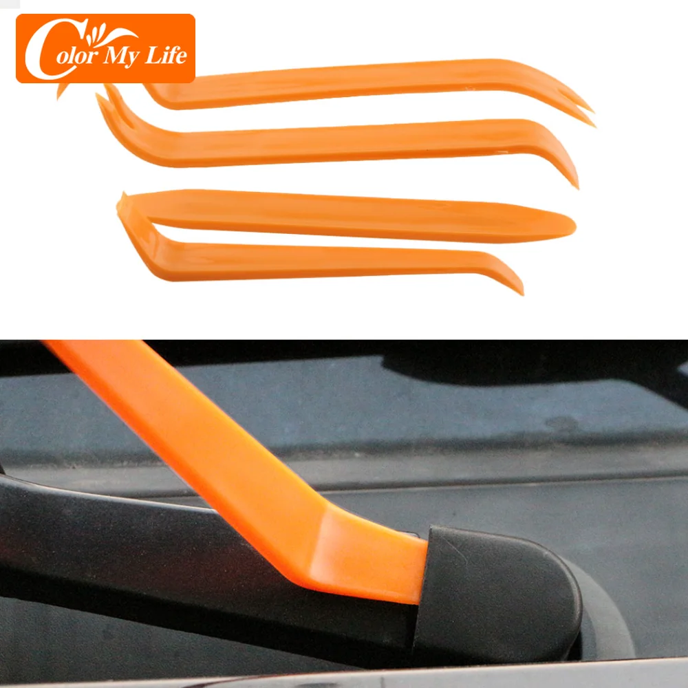 

4 шт./компл. портативная Автомобильная магнитола, зажим для дверной панели, обшивка, установка для снятия аудио, набор инструментов для ремонта, ручные инструменты