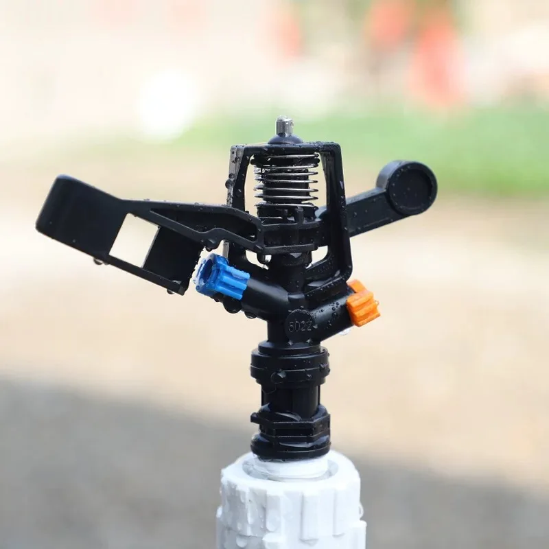 

20PCS Plastic Rocker Sprinkler Lawn Sprinkler 360 Degree Automatic Rotating Agricultural Irrigation Sprinkler