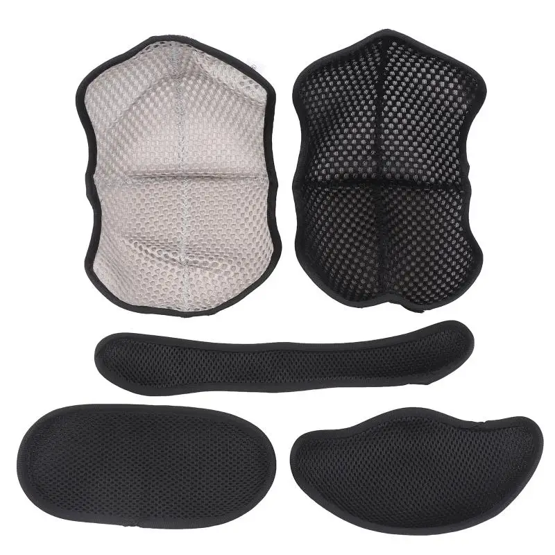 New Summer Helmet 3D Honeycomb Polymer Liner Pad Highly Elas Insulated Lining Breathable and Comfortable for Cycling