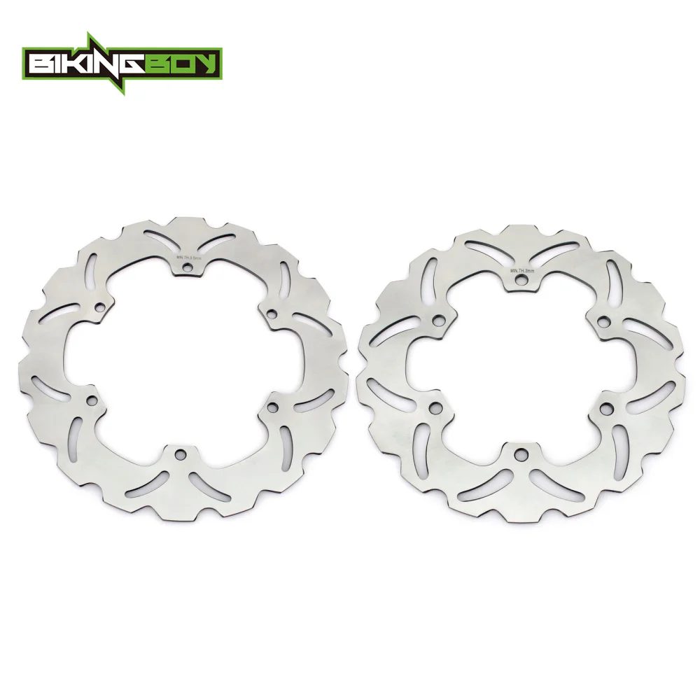 Discos de freno delanteros y traseros BIKINGBOY, rotores para MT 125 YZF125R 14-17 MT125 ABS 15-19 MT 125 A 14-19 YZF-R 125 ABS 15-18 16