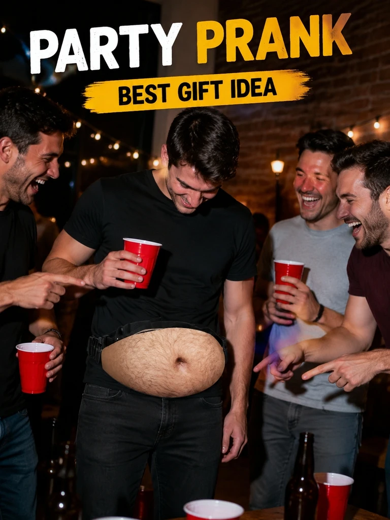 Women'S Bum Bags - Creative Fake Beer Belly Waist Bag