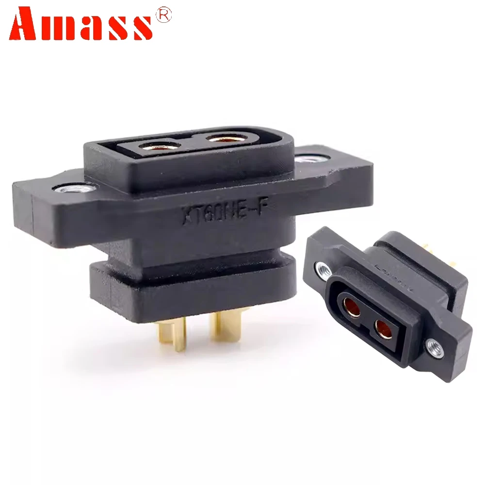 5pcs Amass XT60 XT60NE-F XT60NE DC500V 20A Gold Plated Plugs Battery Connector For Rc FPV Drone Airplane Car Boat Accessories