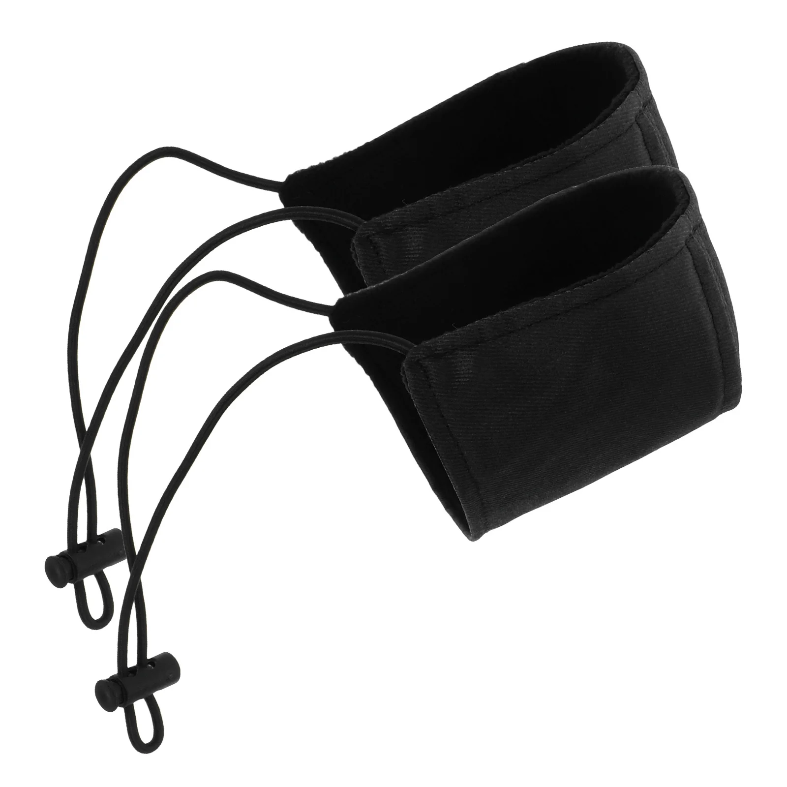 

2 Pcs Shoe Cover Heel Protective Motorcycle Protectors Anti-skid Covers Black Reusable Men and Women
