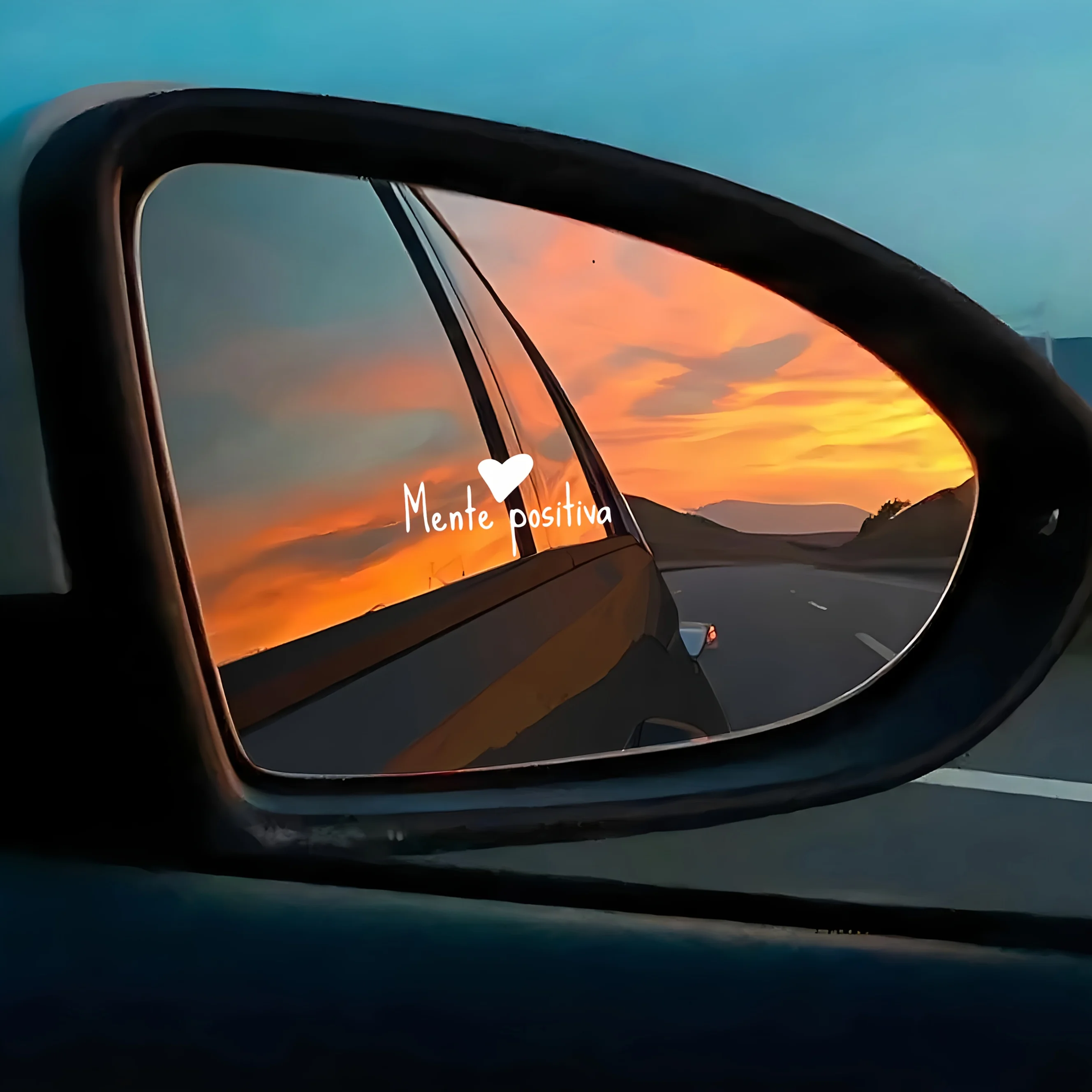 1/3PCS Positive Quote Heart Sticker Inspirational Vinyl Decal for Car Mirror Motorcycle Laptop Cup Glass Window Affirmation Gift