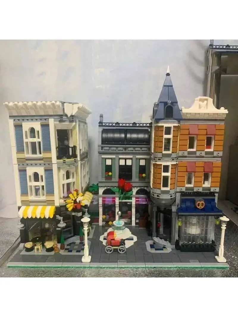 2026 Nieuwe Releases 4002 Stuks City StreetView Center Assembly Square 15019 Bouwstenen Bakstenen Kinder Verjaardagscadeau - afbeelding 2