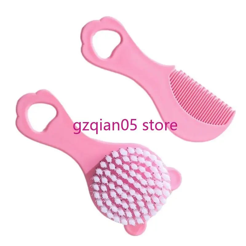 

N7ME Newborns Hair Care Set Feature Soft Hairbrush & Comb and Lovely Bear Theme