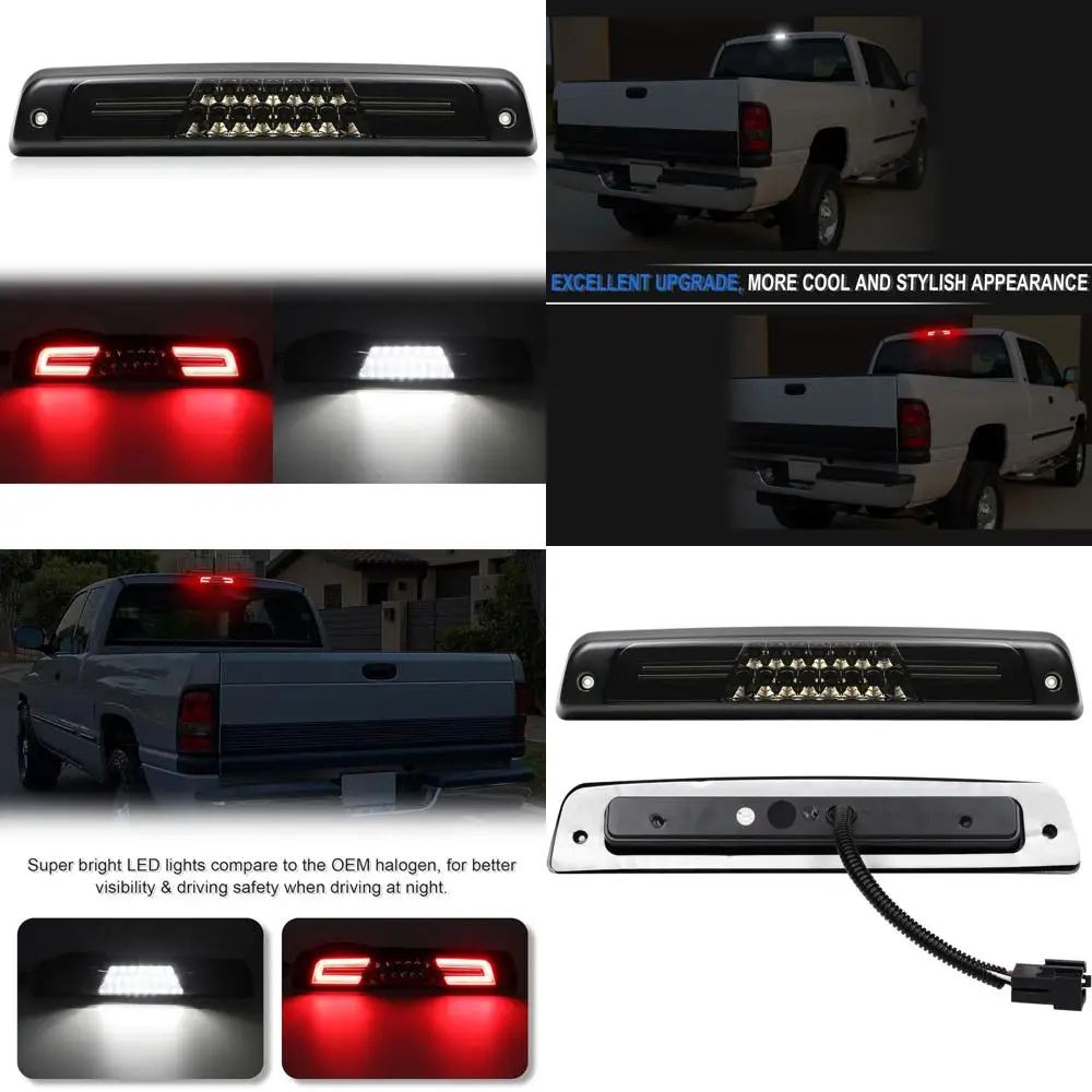 

Smoked Lens High Mount 3rd Brake Light for 1994-2002 Ram 1500, 2500 & 3500 Models