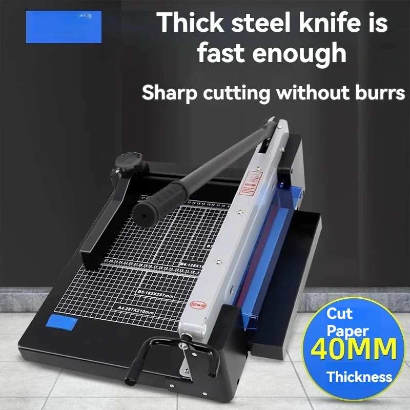 2025 A4 Zware 878 Dikke Laag Handmatige Foto Kleine Shear Verdikking Snijden Contract Tender Grote Papier Snijmachine