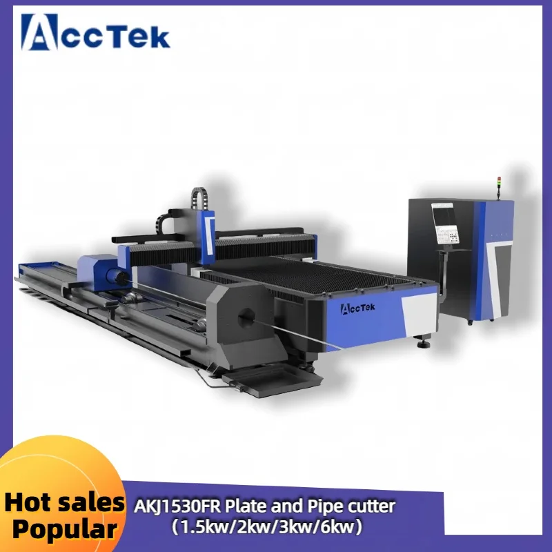 Fiber Laser Pipe Cutter Metal 6m Metal Square Circular CNC Tube Laser Cutting Machine