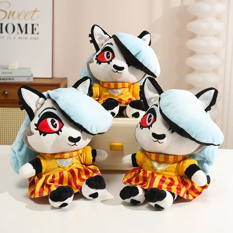 Movie Evil Boss Loona Plush Dolls Cartoon Hazbin Loona Stuffed Toys Birthday Holiday Gift Peluche 25cm Party Home Decoration