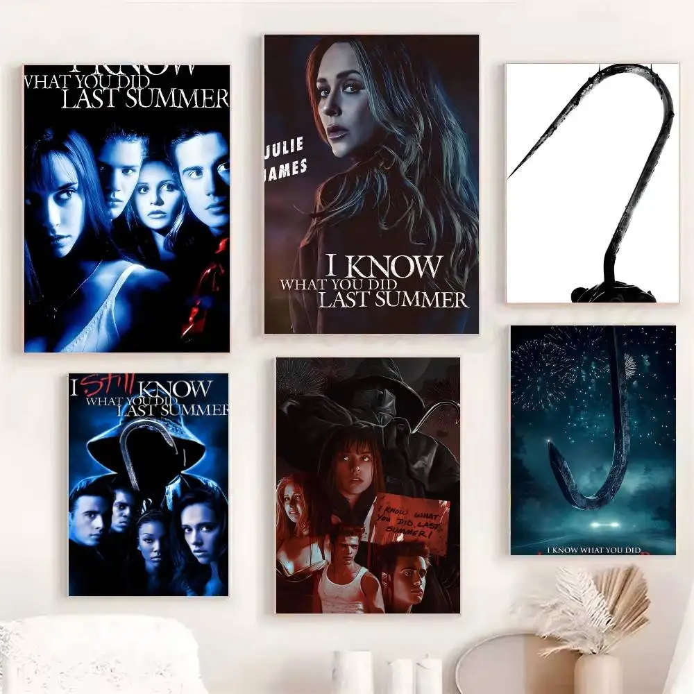 Classic Movie I Know What You Did Last Summer Posters Fancy Wall Sticker for Living Room Bar Decoration Wall Decor
