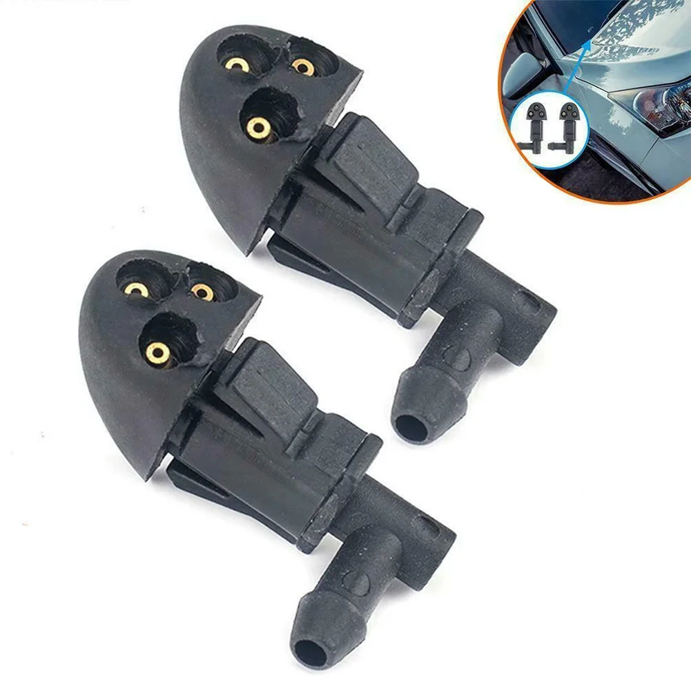 2pcs Front Windshield Washer Nozzles 94556605 For Chevrolet Cruze 2009-2014 ABS Plastic Wiper Water Spray Nozzle Car Accessory