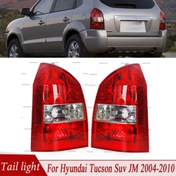Cauda traseira Shell Luz para Hyundai Tucson, lanternas traseiras, Shell da lâmpada traseira, invertendo Abajur do Freio, Habitação Sem Lâmpada, 2005, 2006, 2007-2010