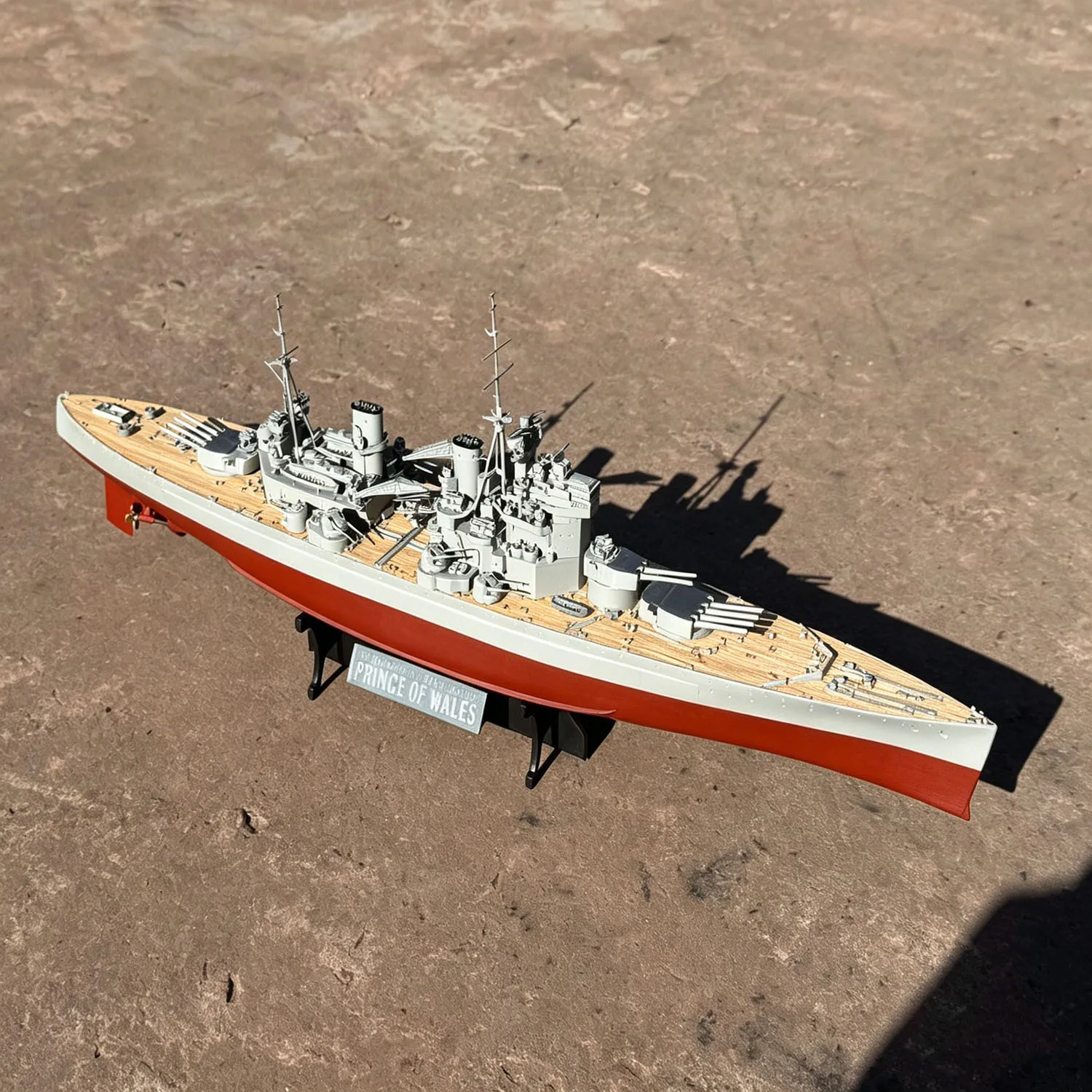 

1/350 RC Ships 64cm HMS Prince of Wales Battleship Remote Control Boat Exquisite details RC schiffe Model ship Toy Warship Model