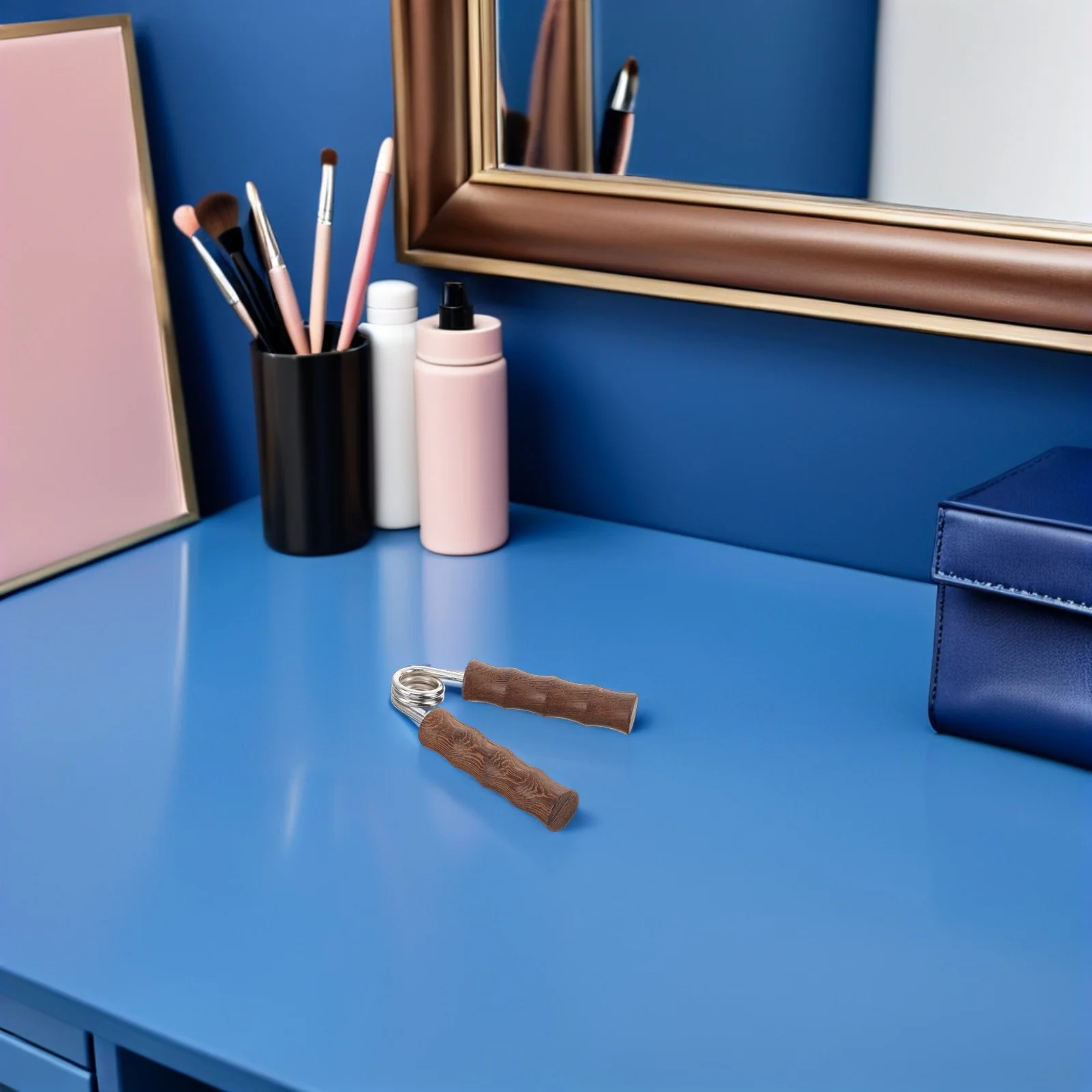 

4Pcs Hand Exercising Grip Trainer Natural Wood Material for Comfortable Squeezing Experience Strengthener for Fine Motor Skills