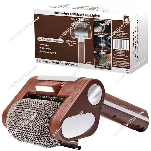 

Electric BBQ Brush Household Rechargeable BBQ Brush Cleanable Portable Outdoor Cross-border