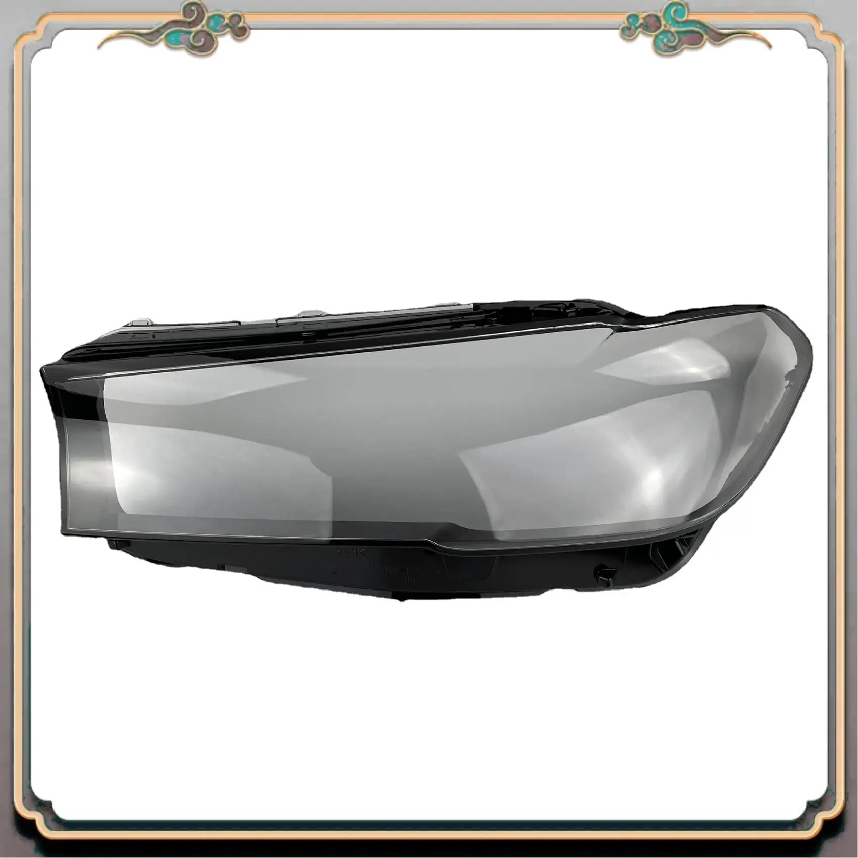 A73Q-For BMW 5 Series G30 G38 2020 2021 المصباح قذيفة غطاء مصباح غطاء للعدسات الشفافة غطاء المصباح