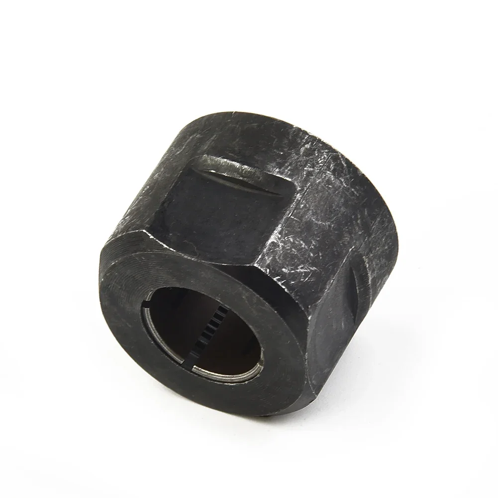 Hand Tools Collet Nut 22.5 * 27mm Hardness Strength Easy To Install Reliable Metal Black Replaceable Practical