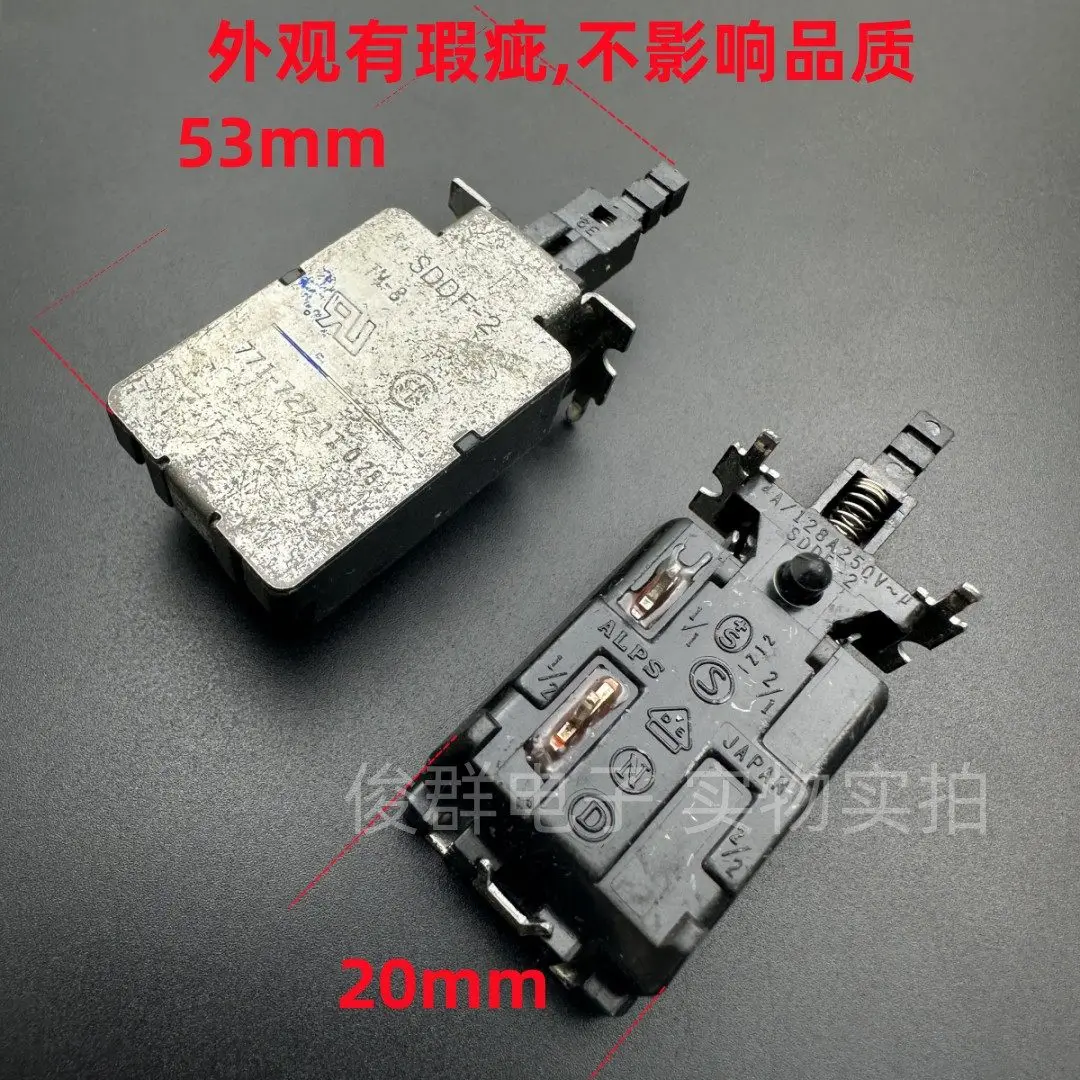 10pcs/Japan with lock 2-pin self-locking adjustable power key switch SDDF-2 TV-8 4A/128A250V