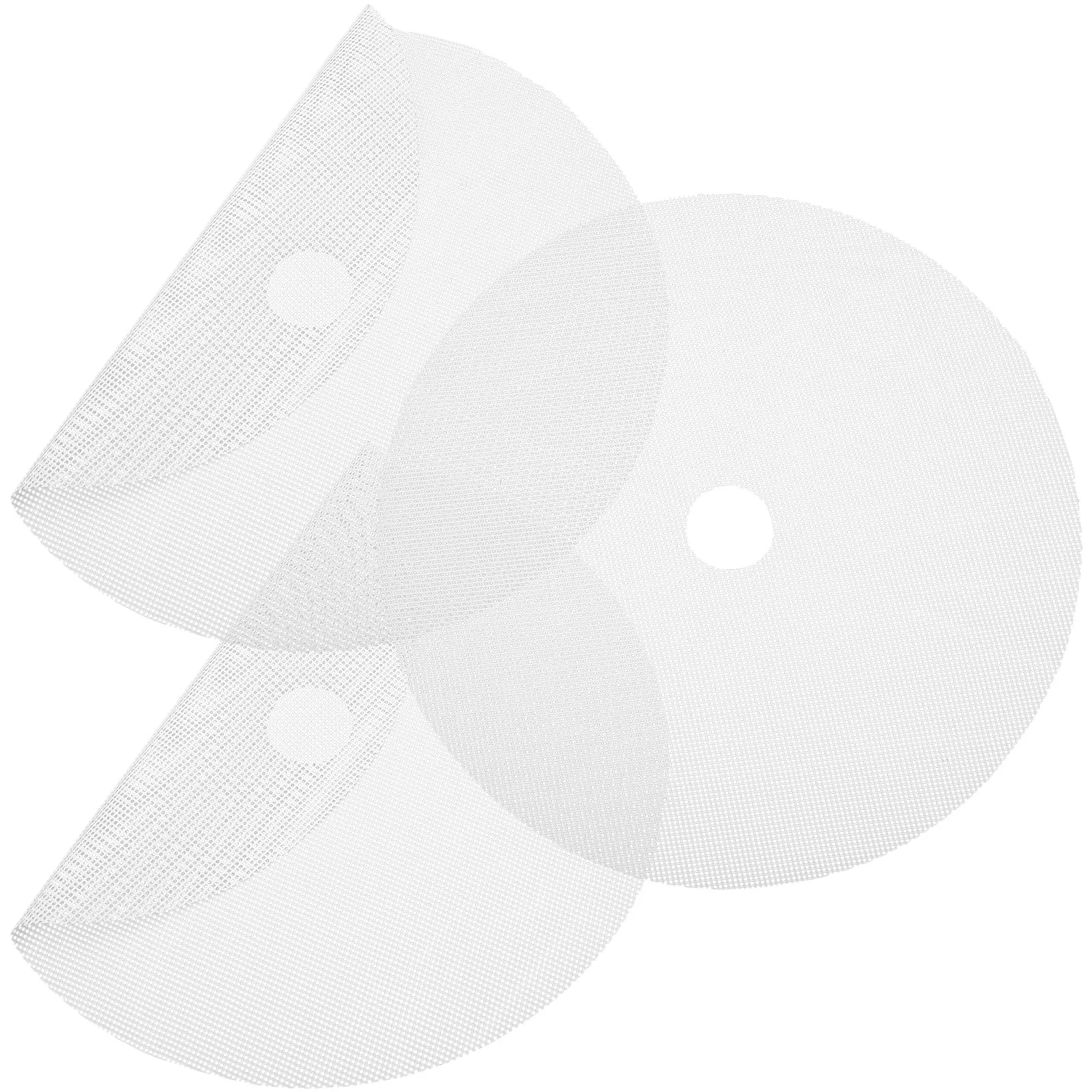 3pcs Round Dehydrator Sheets Silicone Food Dryer Mats Reusable Nonstick Dehydrator Pads For Fruit Vegetables Jerky