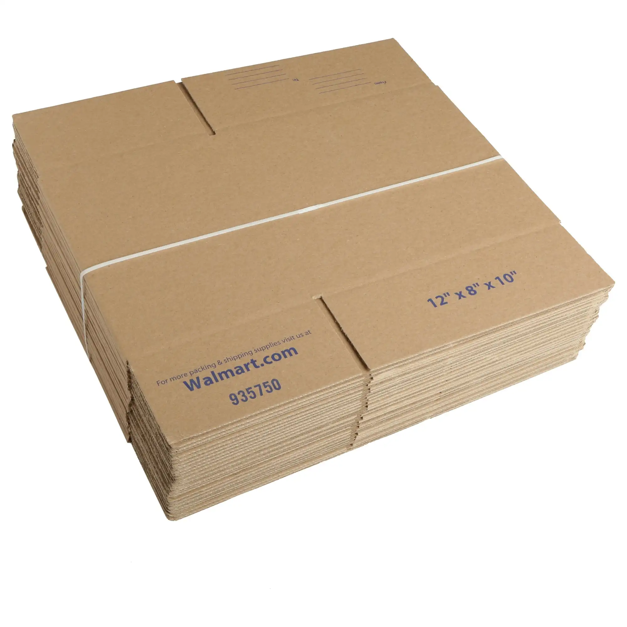 صناديق شحن معاد تدويرها ، قلم ومعدات ، 12 "L x 8" W x 10 "H ، 30-Count