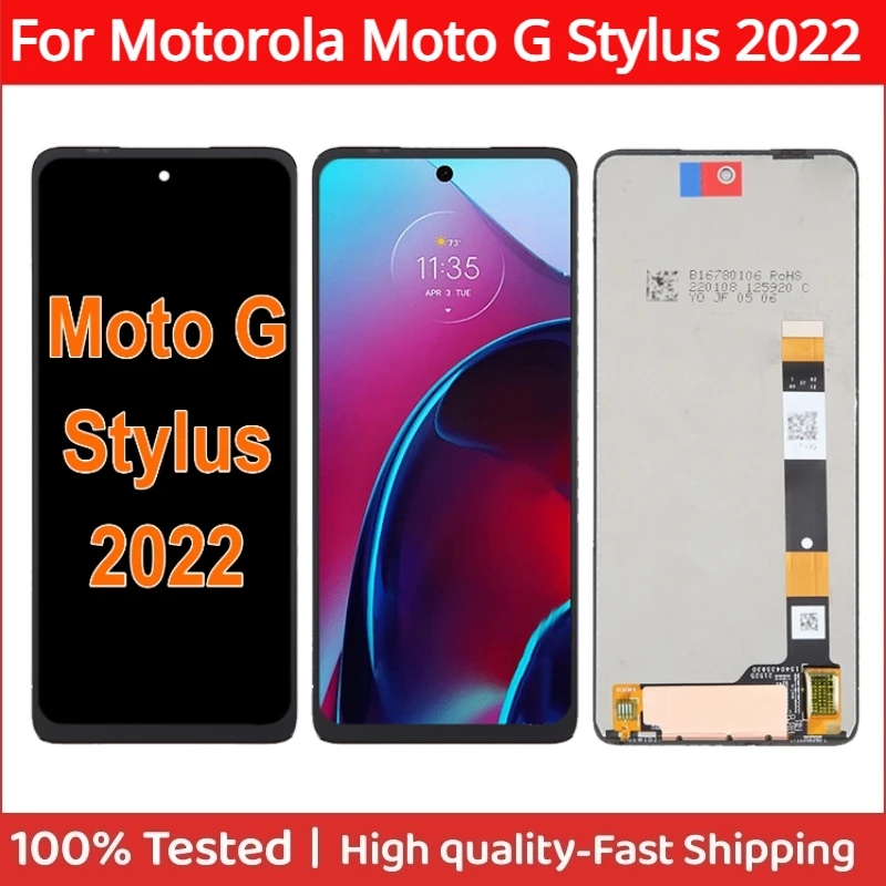 

IPS For Motorola Moto G Stylus 5G 2022 XT2215-1 XT2215-4 LCD Display Touch Screen Digitizer Assembly