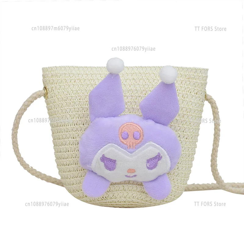 

Donald Duck Kulomi Straw Bag Cartoon Girl Children's Small Bag Kawaii Girl Crossbody Shoulder Bag Children Birthday Holiday Gift