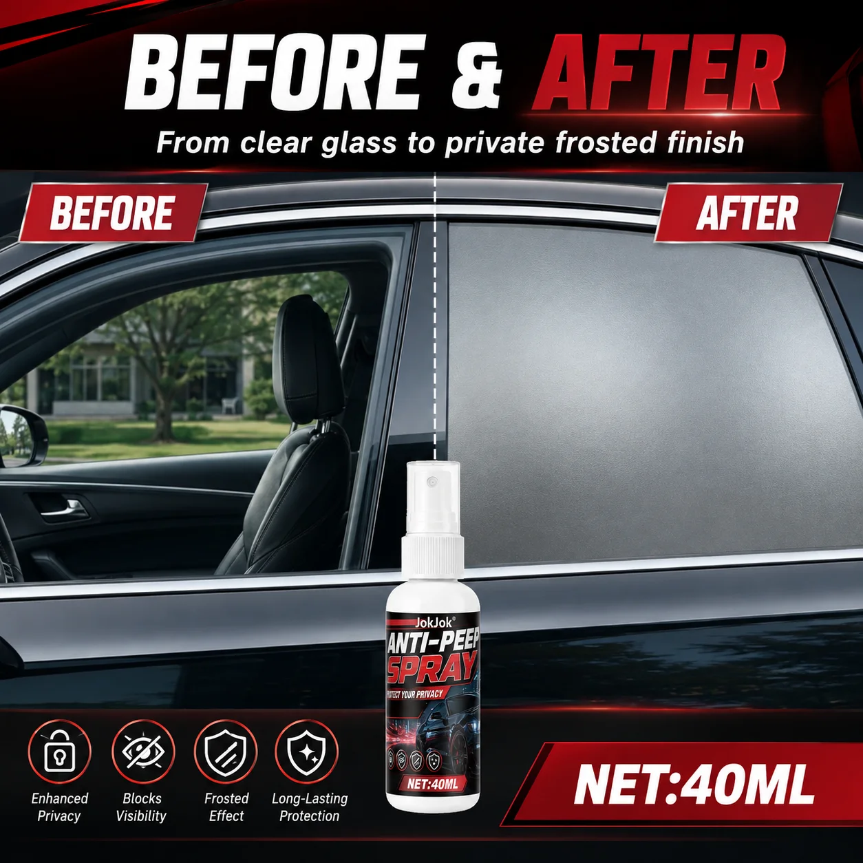 New One-way Anti-peeping Glass - Glass Protector Auto ulasan dan harga