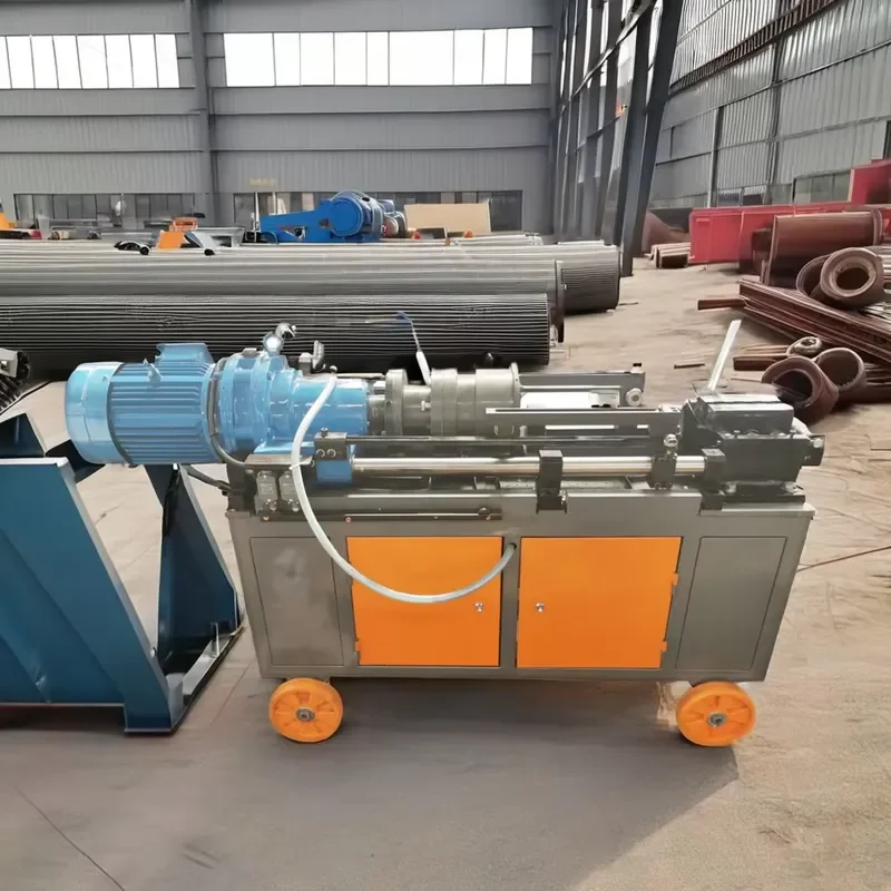High Quality 5.5kw Electric Automatic Threading Machine Steel Rebar New Condition 300mm Max Thread Length