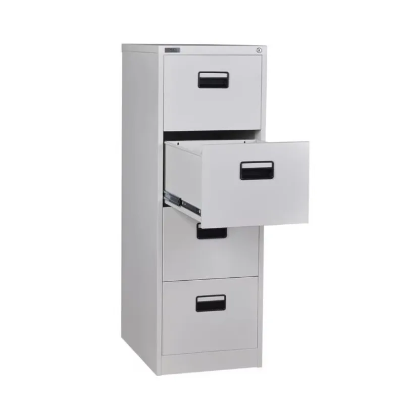 Modern 4-Drawer Steel Filing Cabinet Lock Versatile Storage for Home Office Bedroom Workshop Warehouse-for Office School Bank
