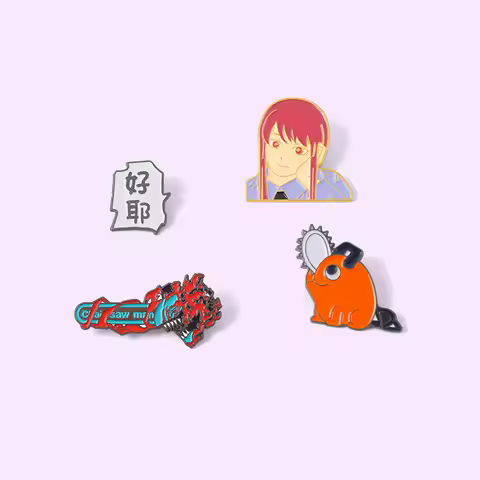 Funny Enamel Pins Horror Movie Brooches Bag Lapel Badges Icons Anime Jewelry Gifts