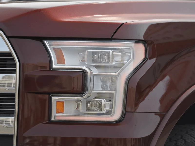 جديد الجبهة العلوي واضح غطاء للعدسات ل رابتور F-150 2015 2016 2017 2018 F150 كشافات شفافة الزجاج عاكس الضوء استبدال #6