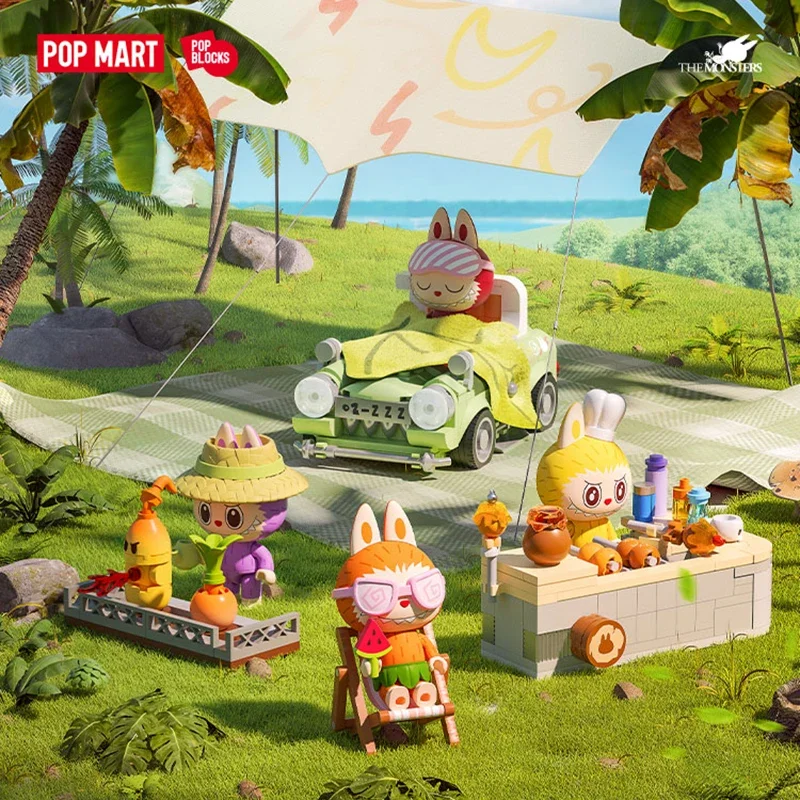 Pop Mart The Monsters Forest Secret Base Series Second Phase Original Toys Doll Cute Action Anime Figure Desktop Ornaments