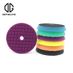 DETAILING 5/6Inch Buffing Polishing Pads Sponge Pads Kit Car Polisher Self-Adhesive Sponge For Auto Care Buffing Pads