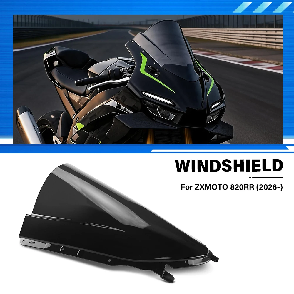 820RR Motorcycle Fairing Windshield Wind Deflector Sport Windshield Windscreen FOR ZXMOTO 820 RR 2026-Motorcycle Accessories
