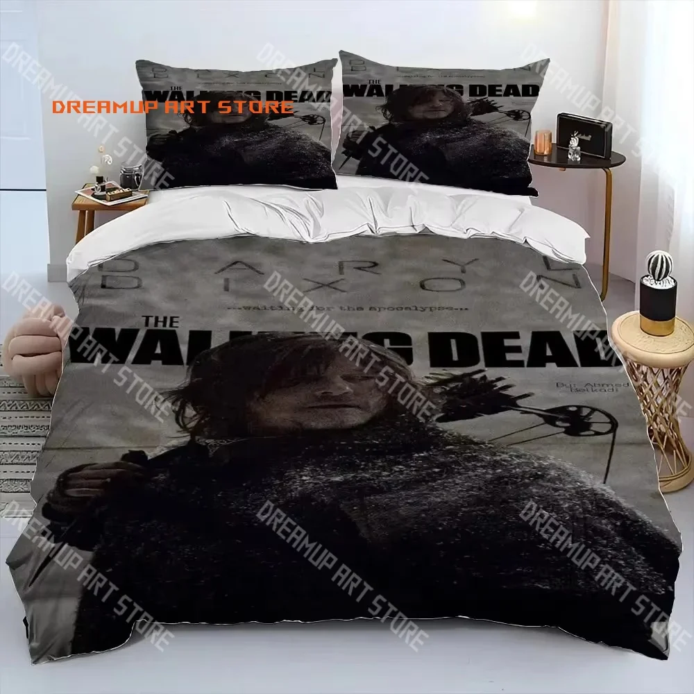 2026 3D Print Walking Dead Bedding Set Single Twin Full Queen King Size Bed Set Adult Kid Bedroom Duvetcover Set