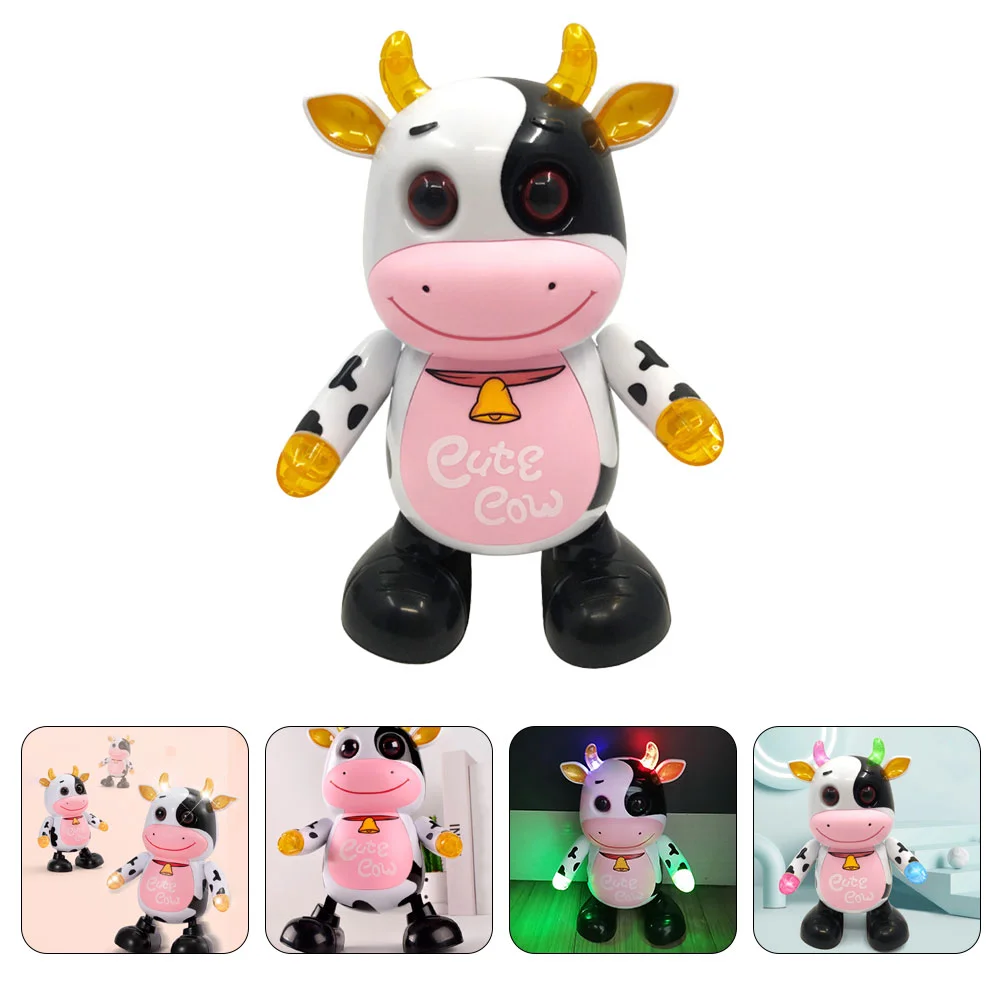 

Electric Cow Toy Children Cartoon Dancing Music Plaything Lovely Kids Interactive Singing Ornament