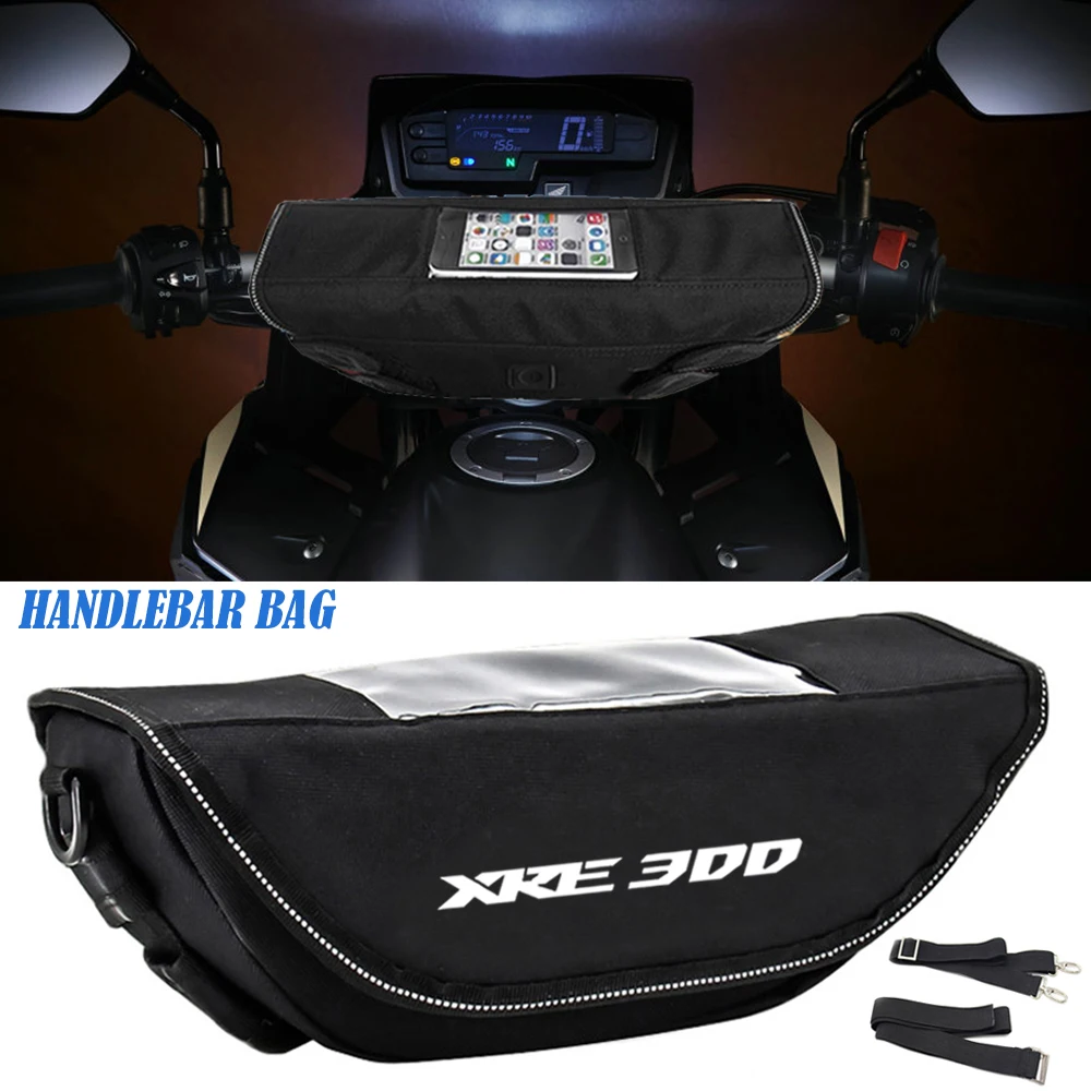 

Motorcycle Accessories For Honda XRE 300 XRE300 nylon Waterproof Bag Storage Handlebar Bag Travel Tool bag