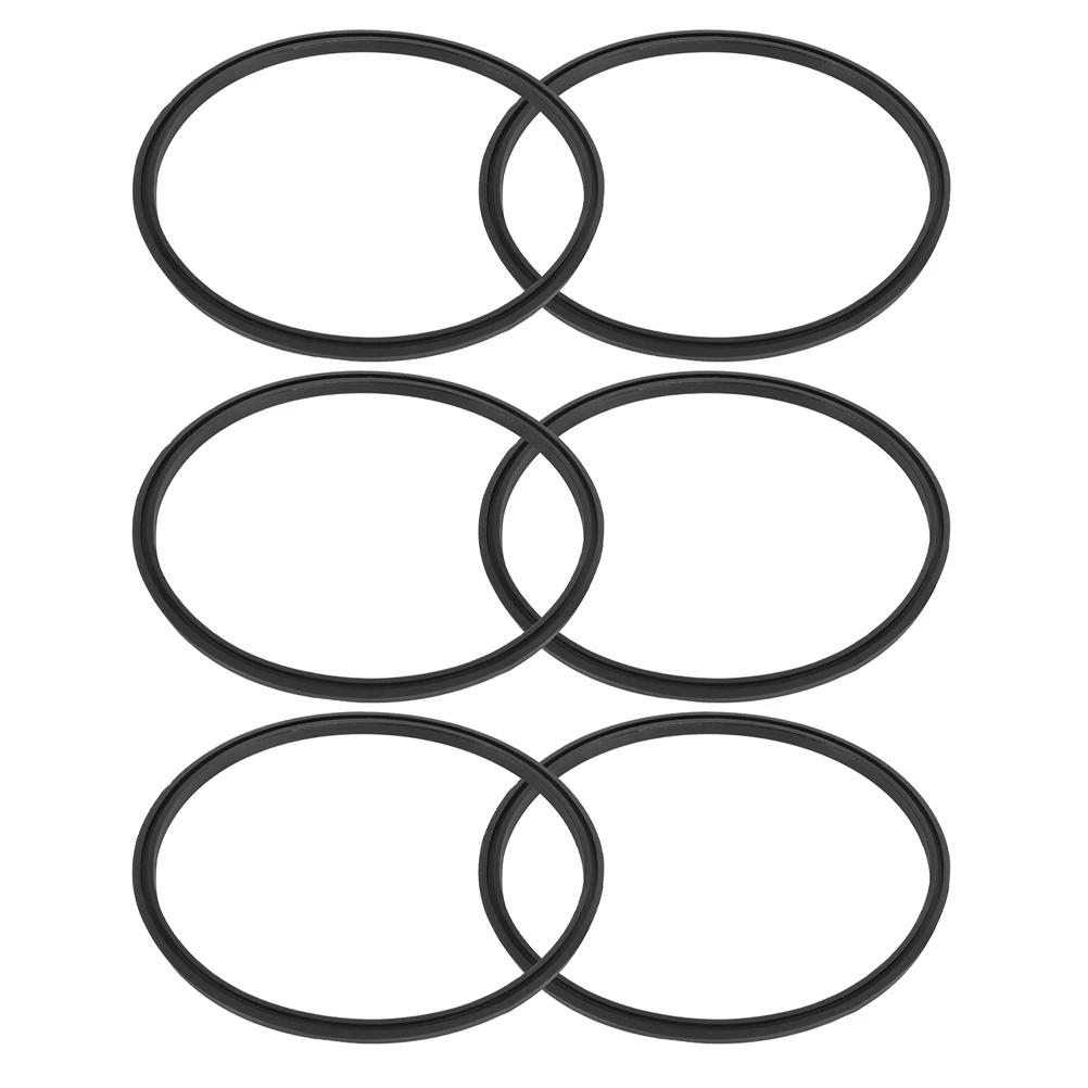 

6pcs Silicone Ring for Cup Lids Bottle Gaskets LeakProof Insulated Container Sealing Rings Round Replacement Storage